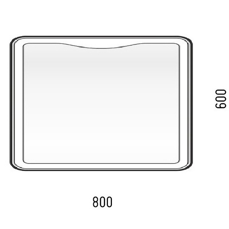Зеркало (80х60) Corozo Орли SD-00000920