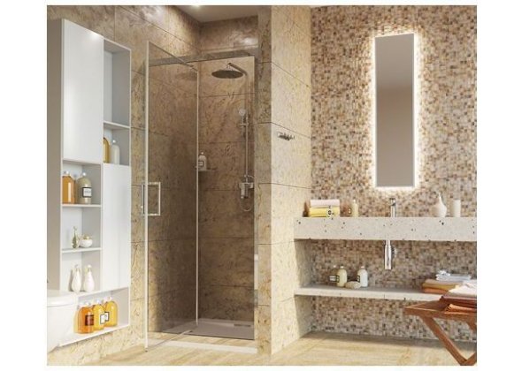 Душевая дверь (90х200) WasserKRAFT Salm 27I04