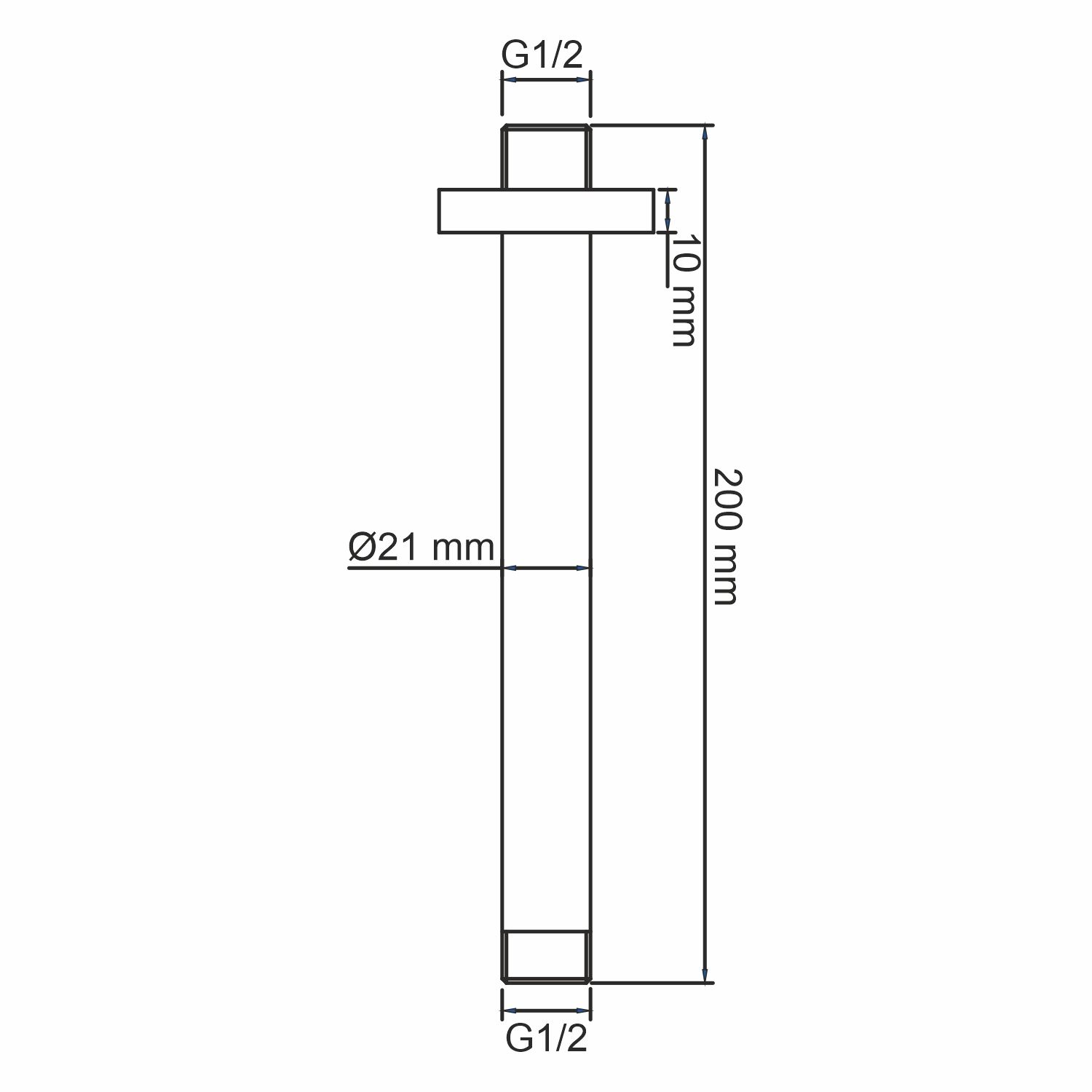 Душевой кронштейн WasserKRAFT Sauer A234