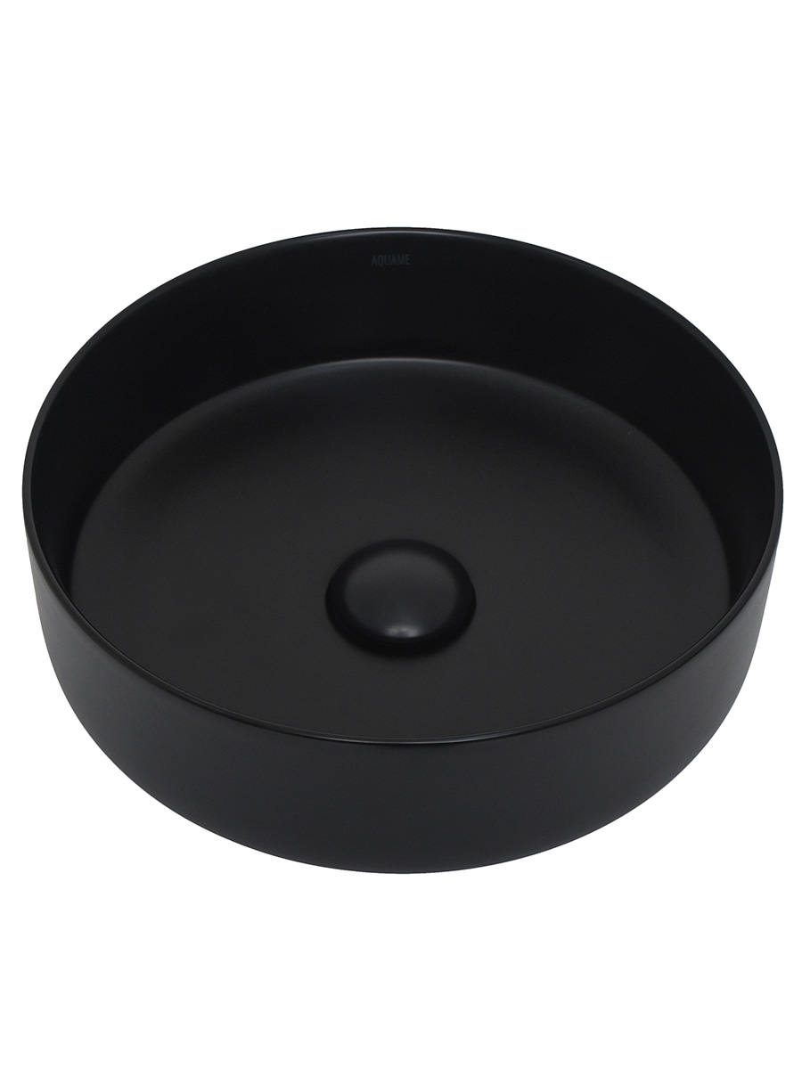 Раковина накладная (35,5x35,5) AQUAme AQM5012MB