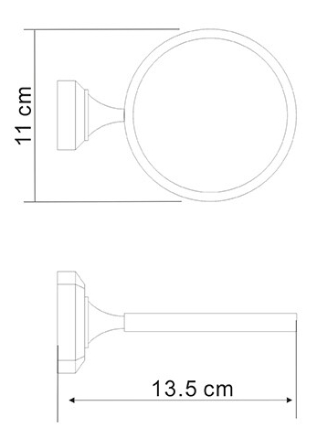 Держатель щетки для унитаза Wasserkraft K-C173 9061728