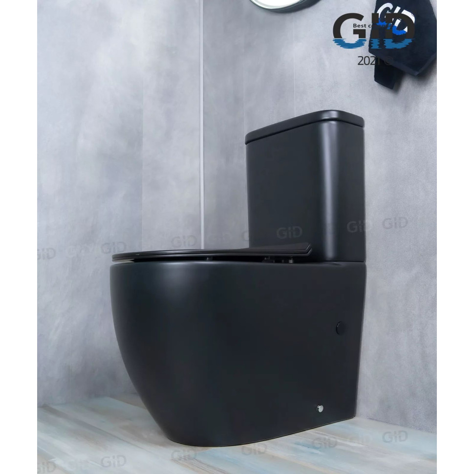 Напольный унитаз с бачком безободковый Gid Tr2177BM