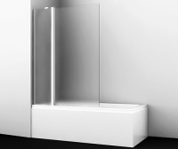 Стеклянная шторка на ванну (110х140)  WasserKRAFT Berkel 48P02-110LM