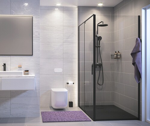 Душевой уголок (120х90) WasserKRAFT Elbe 74P07