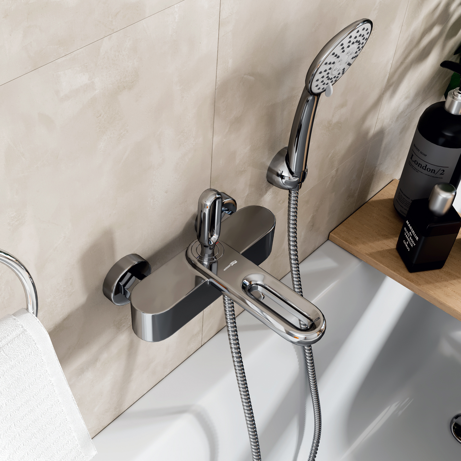 Смеситель для ванны  WasserKRAFT Kammel 1801