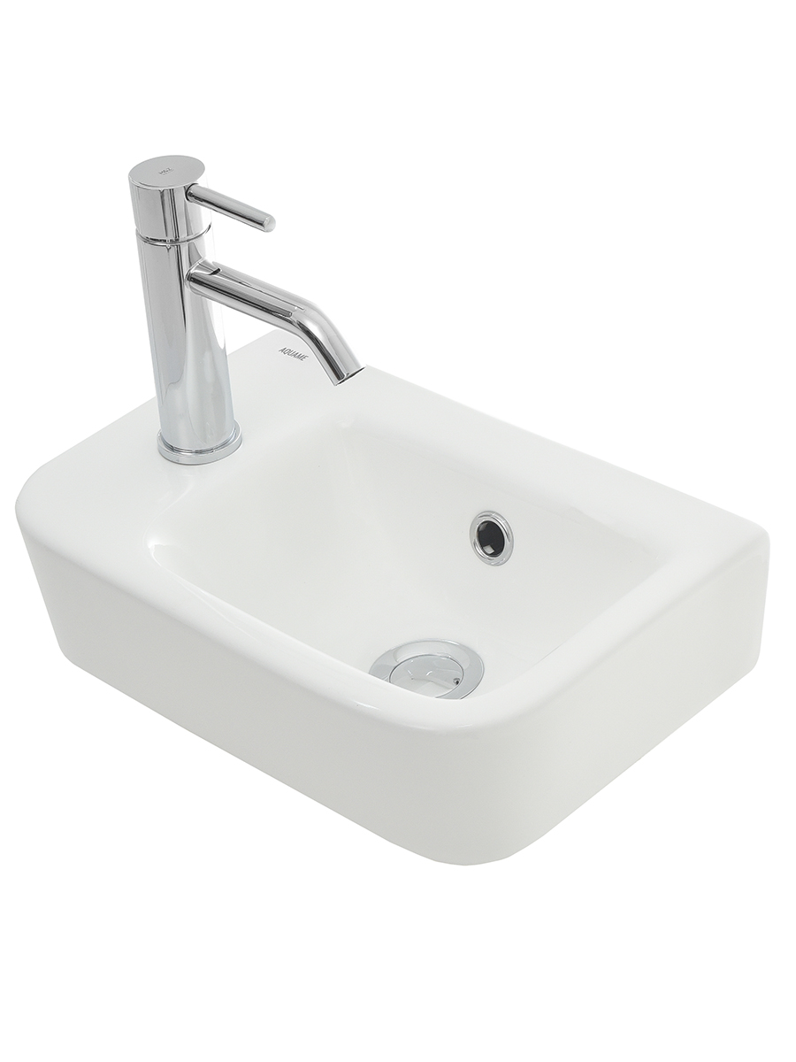 Раковина накладная (24,5x37,5) AQUAme AQM5006L