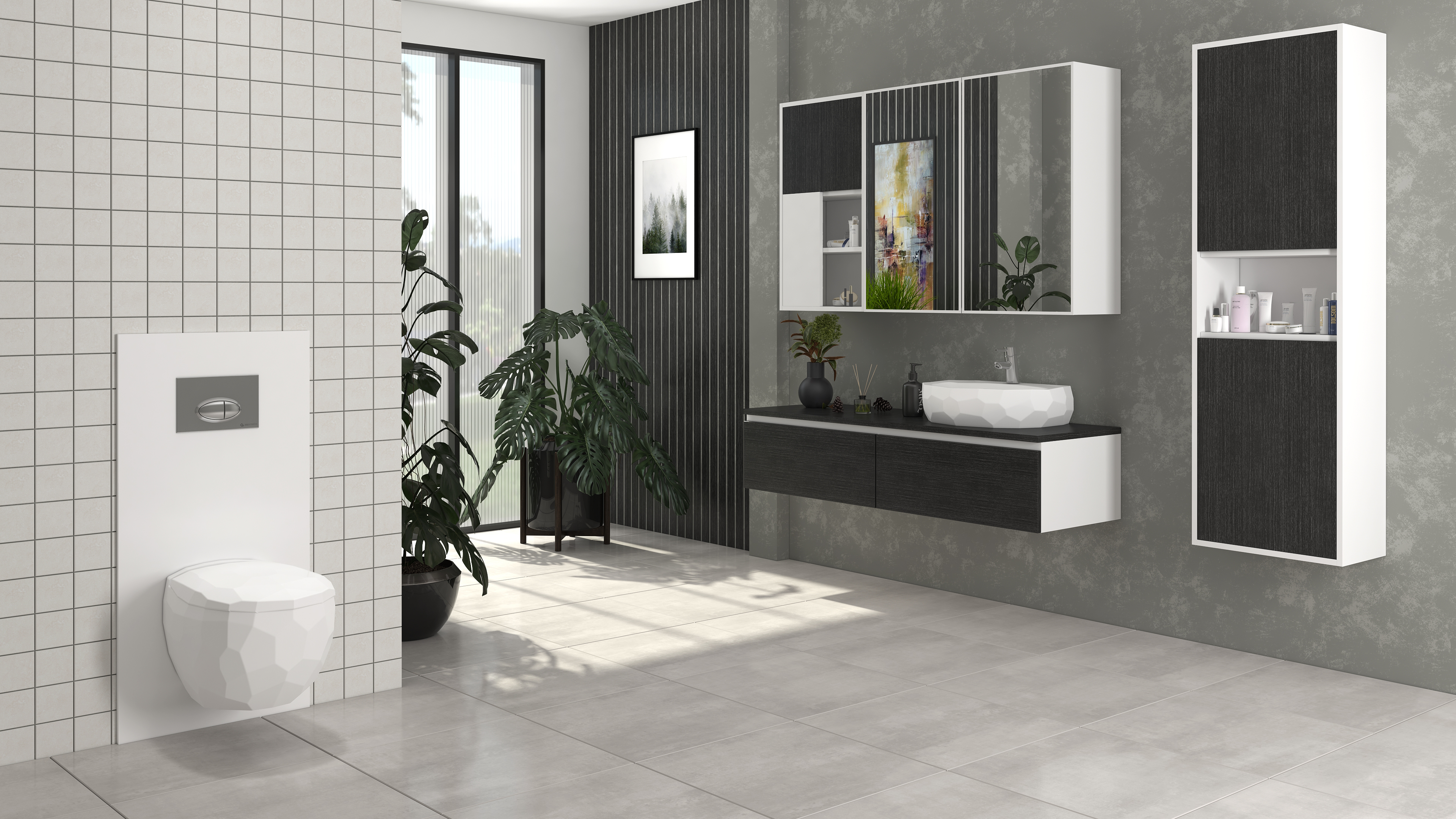 Раковина накладная (60х45) beWash Bekinger 87601101