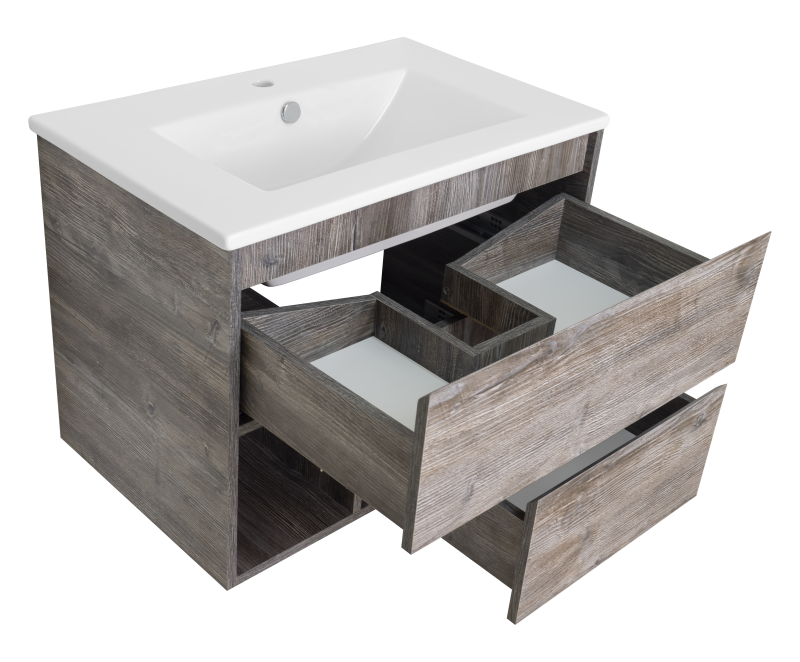 Тумба под раковину Misty Темза 75  П-Тем07075-0121Я