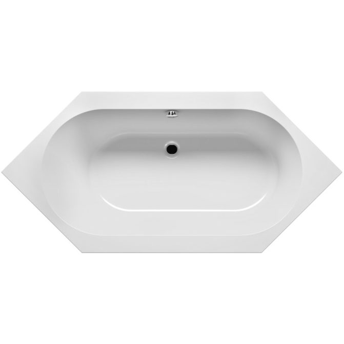 Ванна акриловая Riho Kansas Plug & Play (190х90) B035008005