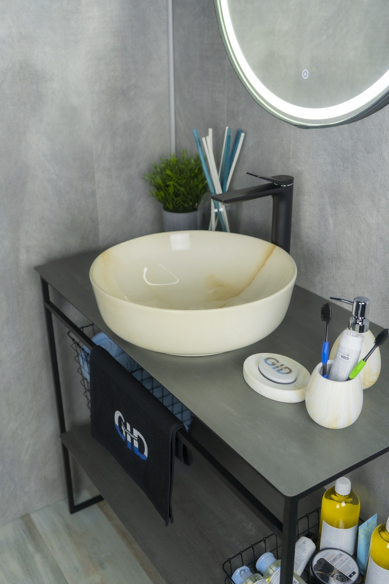Раковина накладная (41,5х41,5) Gid Mnc526