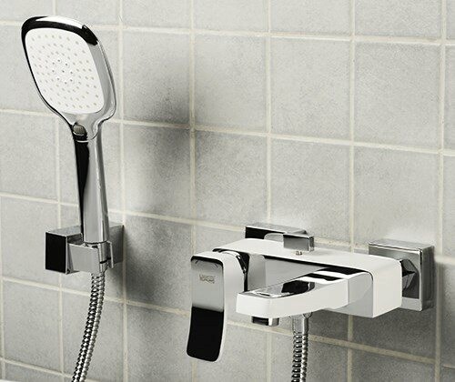 Смеситель для ванны  WasserKRAFT Aller 1061WHITE