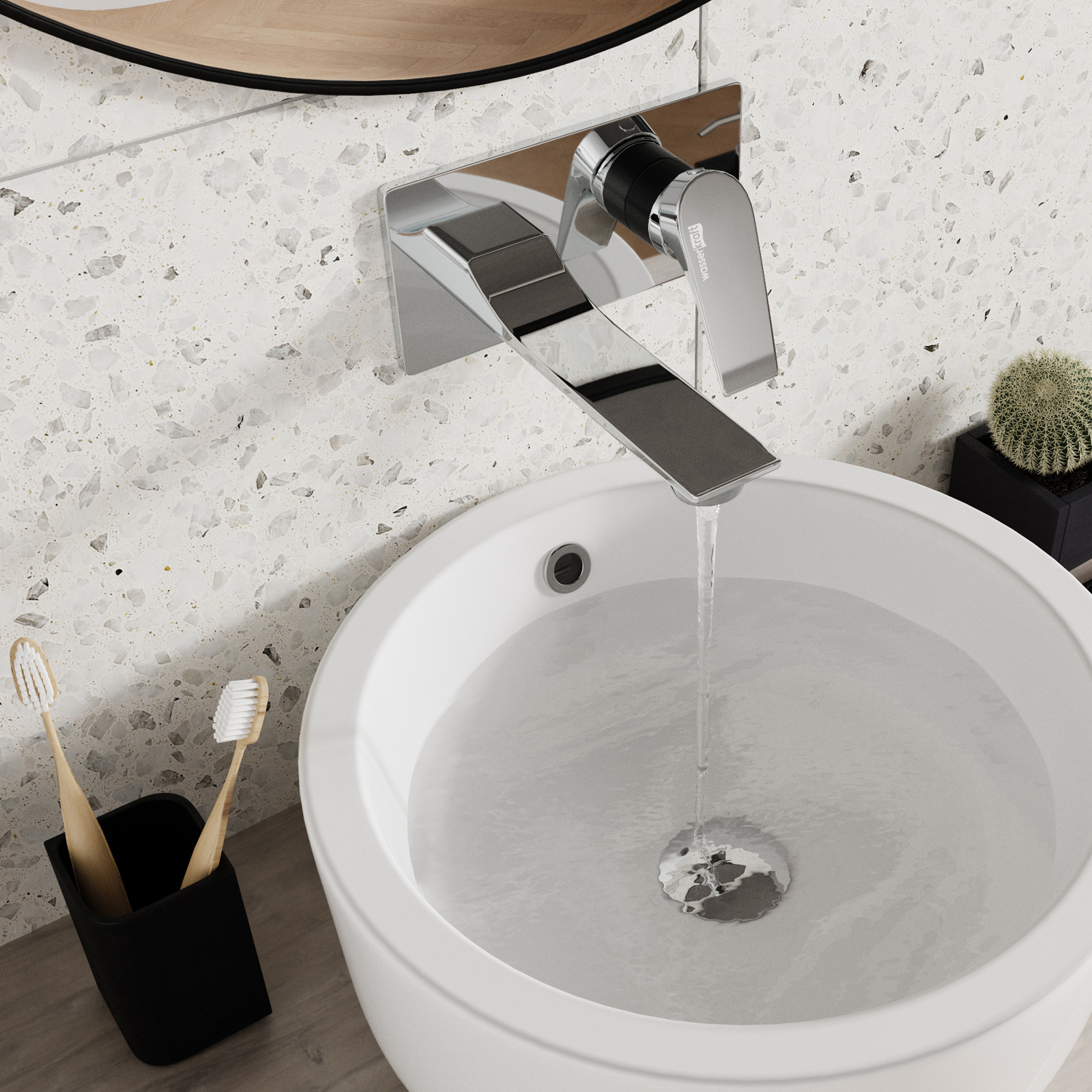 Встраиваемый смеситель для раковины WasserKRAFT Lopau 3230