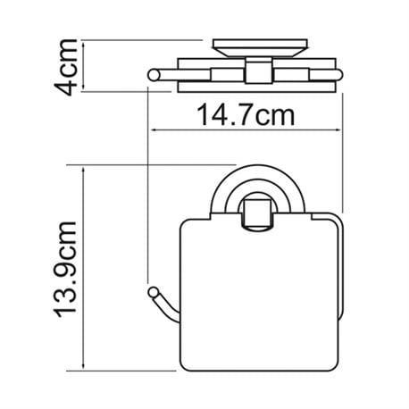 Держатель туалетной бумаги  WasserKRAFT Rhein K-6225