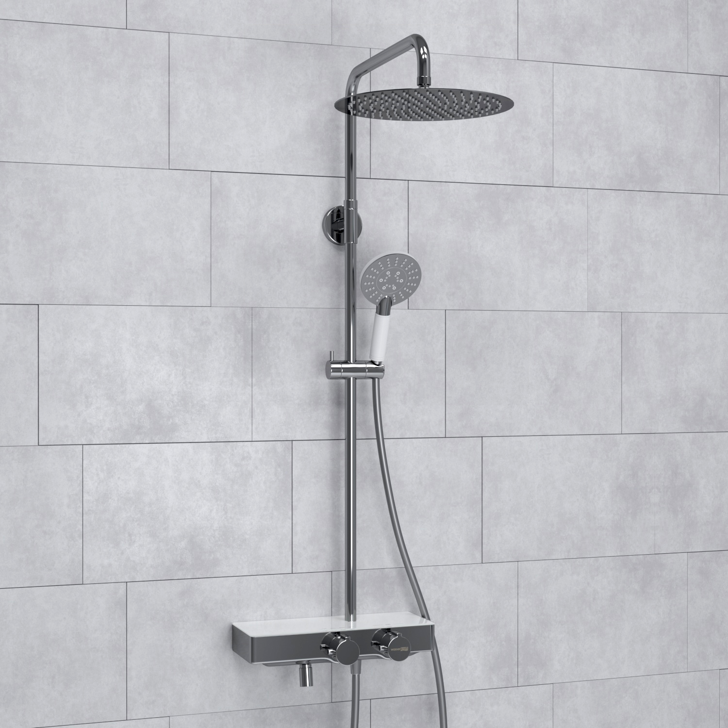 Душевая система WasserKRAFT A113.116.058.CH Thermo