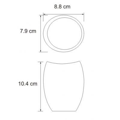 Стакан для зубных щеток WasserKRAFT Werra K-8228