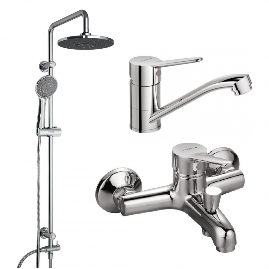 Душевая система с изливом Dorff Norma D4092030