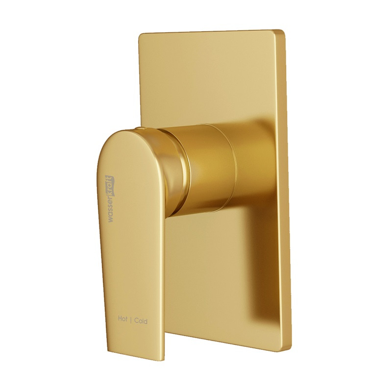 Гигиенический душ со смесителем WasserKRAFT А55094, матовое золото
