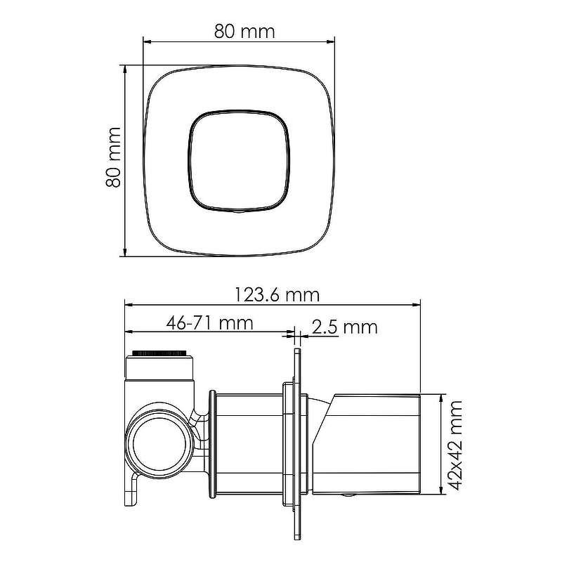 Смеситель для душа WasserKRAFT Nuthe 9151