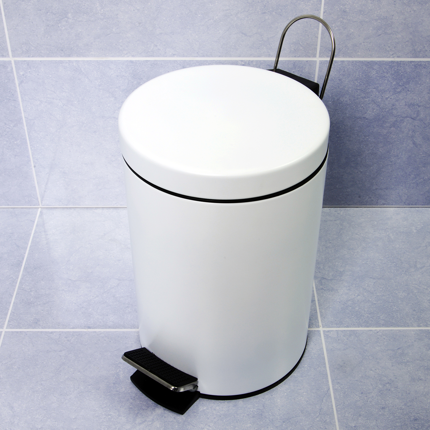 Мусорное ведро 5л WasserKRAFT K-635WHITE