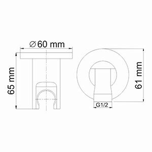 Подключение шланга WasserKRAFT Wern A099