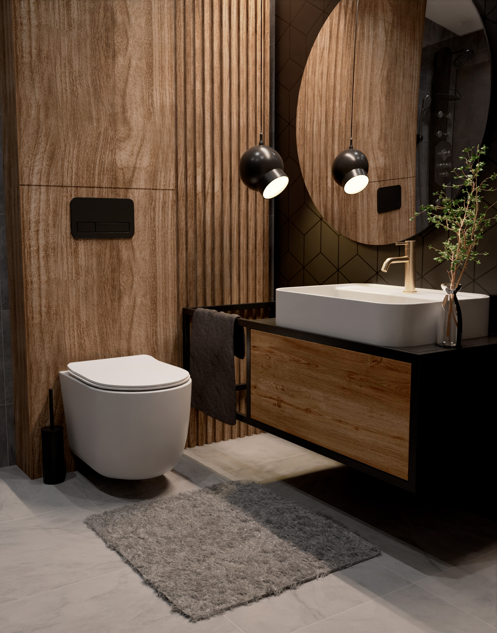 Смеситель для раковины AQUAme Siena AQM6210BG