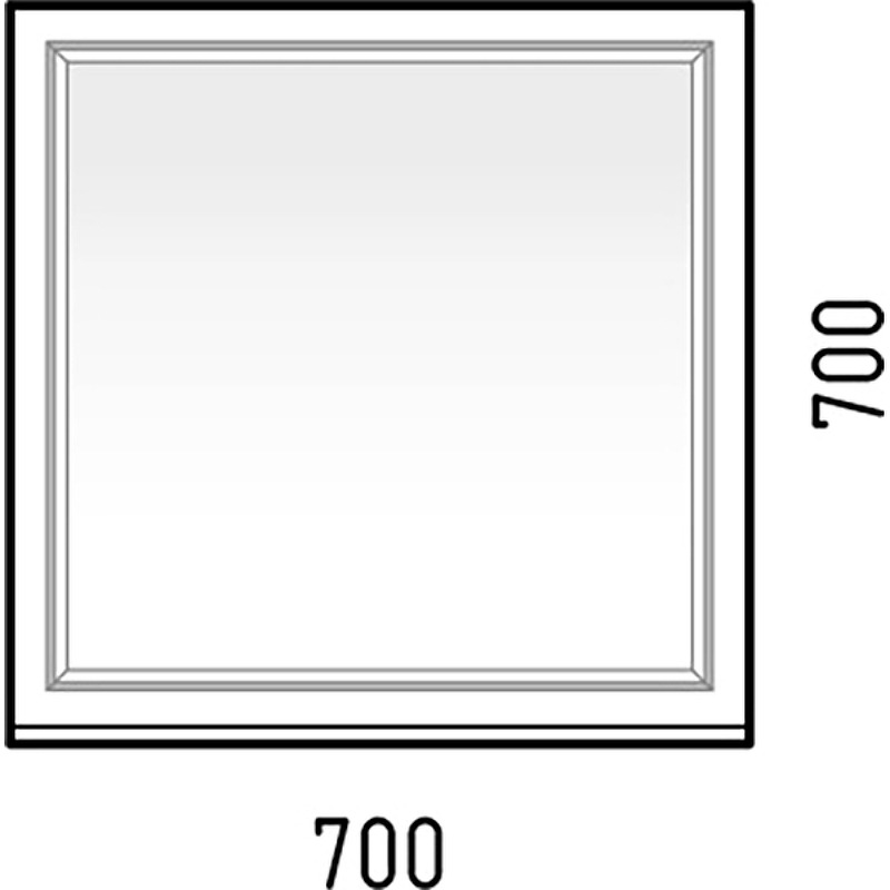 Зеркало (70х70) Corozo Каролина 70 SD-00000925