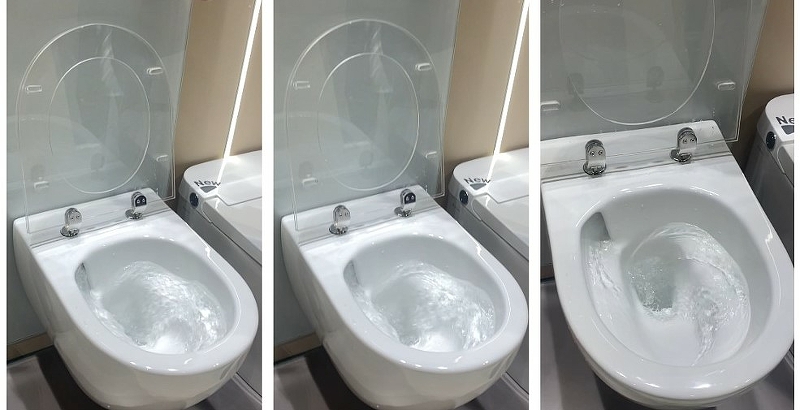 Подвесной безободковый унитаз с сиденьем микролифт beWash Bogen 88393201