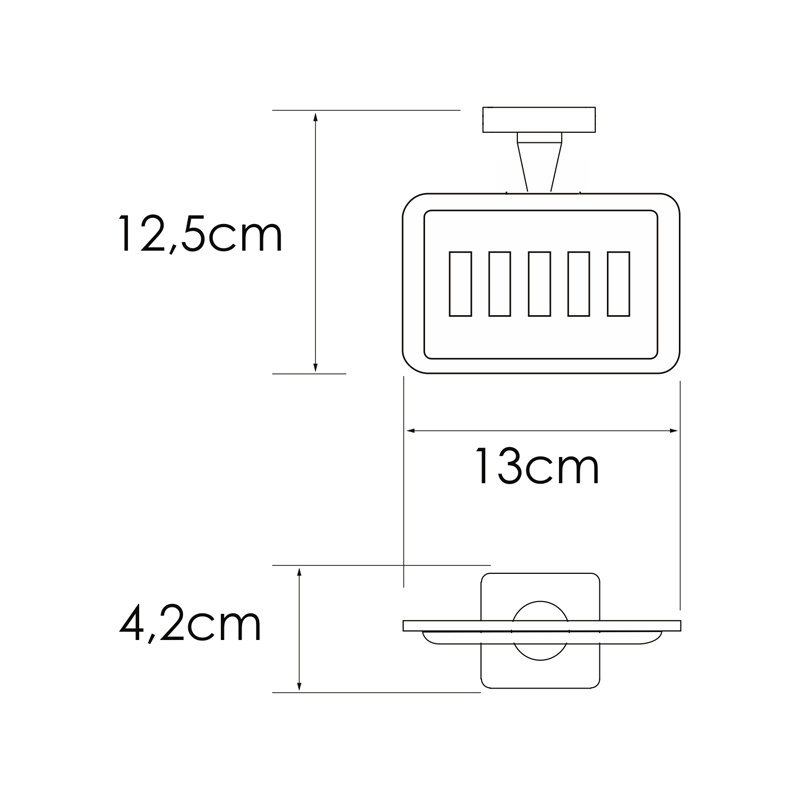 Мыльница решетка WasserKRAFT Rhin K-8769