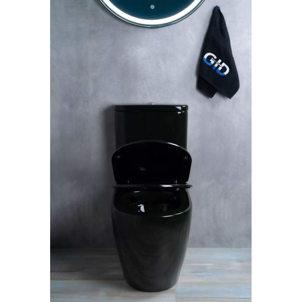 Напольный унитаз с бачком безободковый Gid Tr2177BL