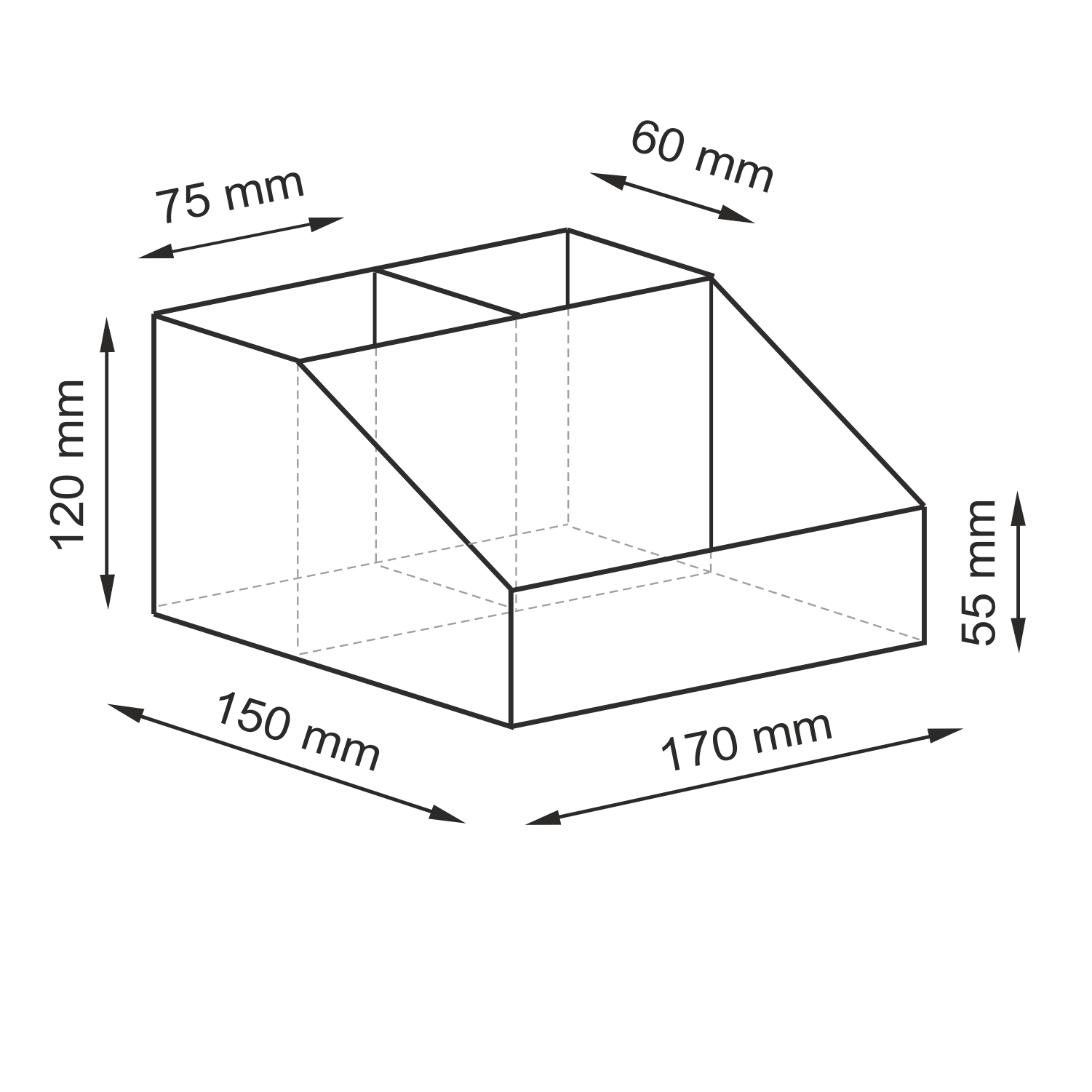 Плетеная корзина для белья WasserKRAFT Wern WB-420-S