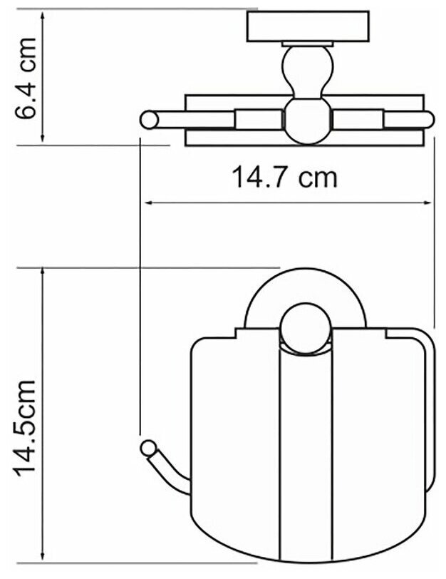 Держатель туалетной бумаги WasserKraft K-85025/K-69025/K-77025
