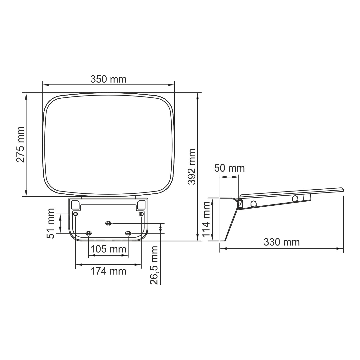 Сиденье для душа WasserKRAFT SS401