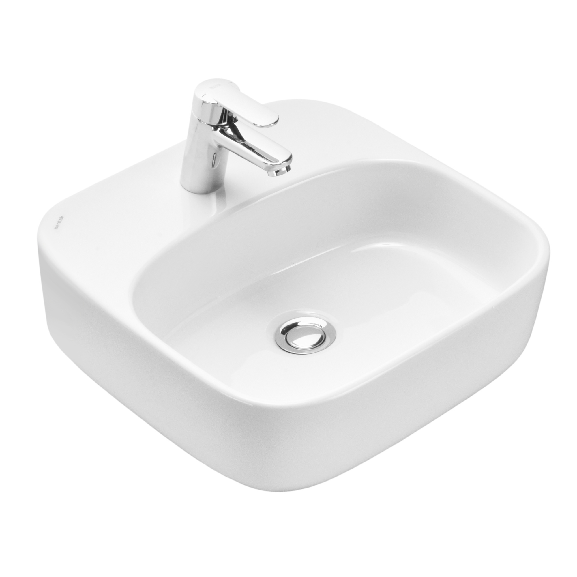 Раковина подвесная (42х42) Misty Santek Одри Soft 1.WH50.1.709