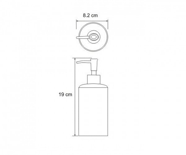 Дозатор для жидкого мыла WasserKraft Elde 3699
