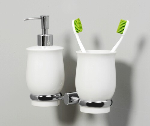 Стакан для зубных щеток и дозатор Wasserkraft K-24189 SET1501