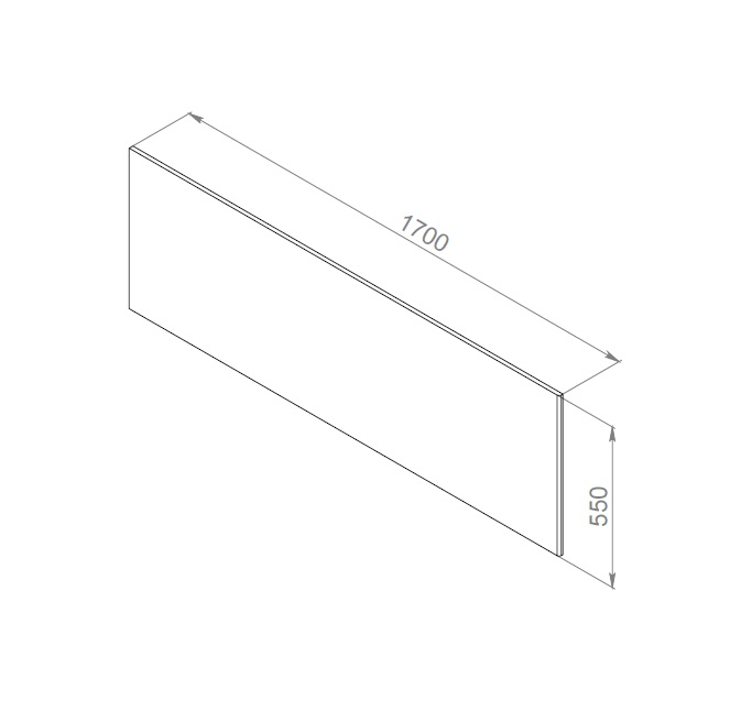 Панель фронтальная 170х75 Am.Pm Inspire 2.0 W52A-170-075W-P