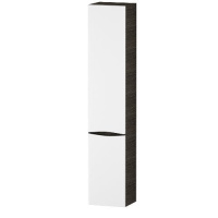 M80CHR0356VF Like, шкаф-колонна, подвесной, правый, 35 см, двери, венге, текстурированный