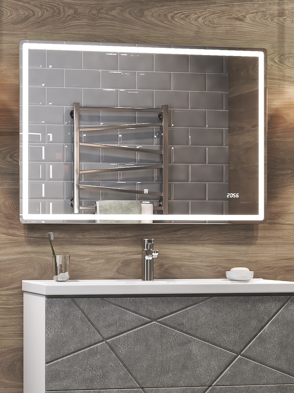Зеркало с подсветкой (100x70) Vigo Geometry Comfort z.GEO.100.Comfort