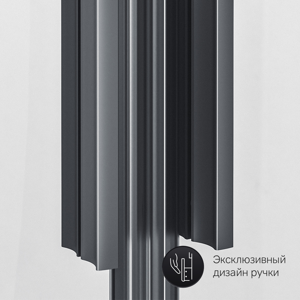 Душевой уголок (120х80) Am.Pm Gem Twin Slide W90G-404-120280-BT