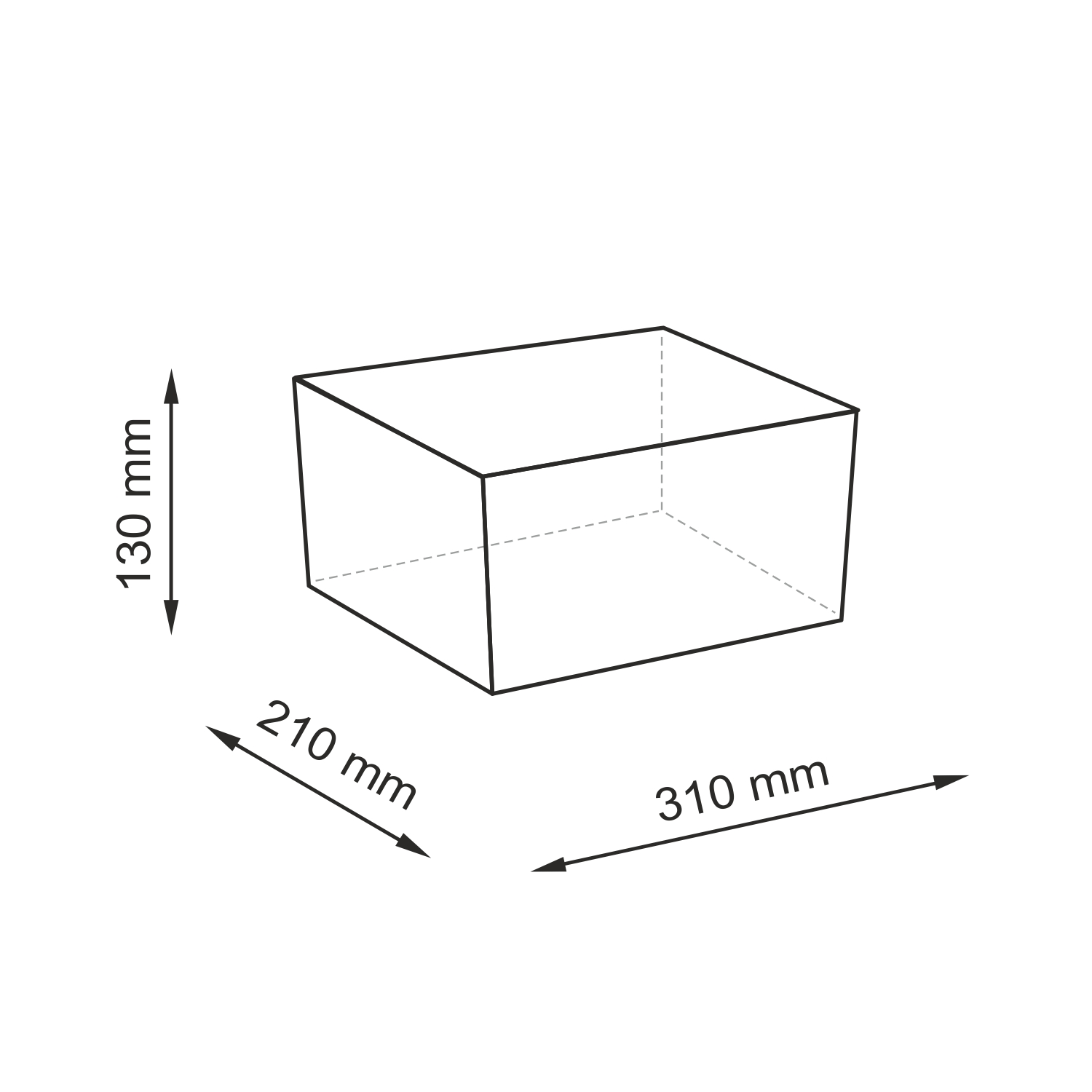 Корзина для белья WasserKRAFT Aisch WB-550-S