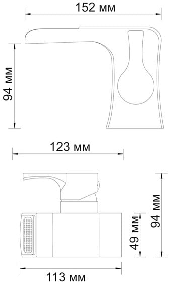 Kаскадный смеситель для раковины WasserKRAFT Berkel 4869