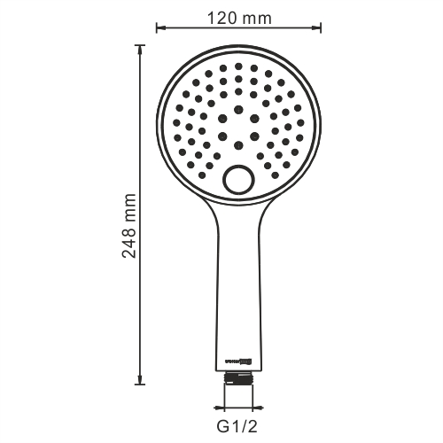 Ручной душ WasserKRAFT Sauer A207