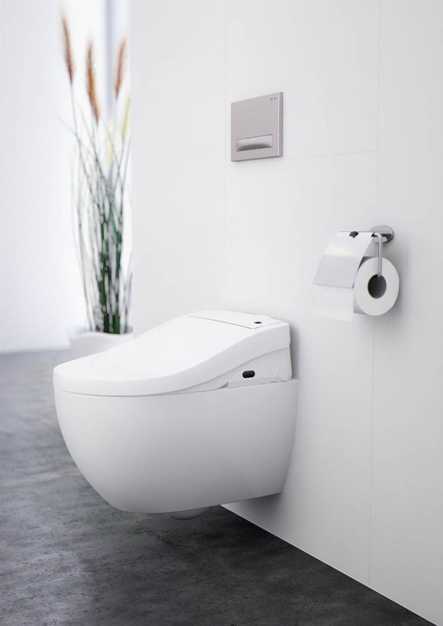 Электронная крышка-биде для унитаза с микролифтом Am.Pm Clean Care CCC7851WH