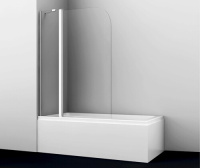 Стеклянная шторка на ванну (110х140) WasserKRAFT Leine 35P02-110 Fixed