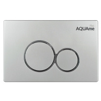 Клавиша смыва AQUAme AQM4101S сталь