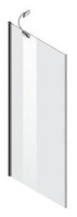 W30G-W90-200-CT-R Sensation, боковая стенка 900х2000, правосторонняя, профиль хром, стекло прозрачно