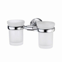 Cтакан для зубных щеток двойной WasserKRAFT Isen K-4028D