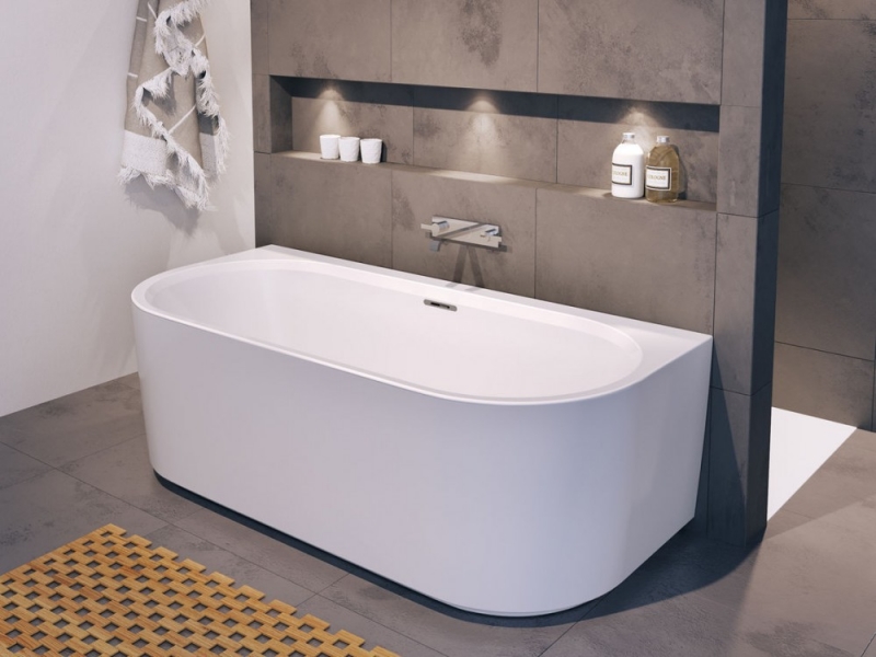 Ванна акриловая (184X84) Riho Desire Wall Mounted B089001005