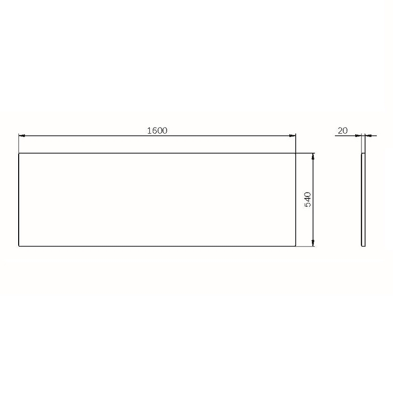 Фронтальная панель для ванны AM.PM Func 150 W84A-160-070W-P