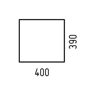 Шкаф подвесной (40х39) Corozo Огайо 40 SD-00000632